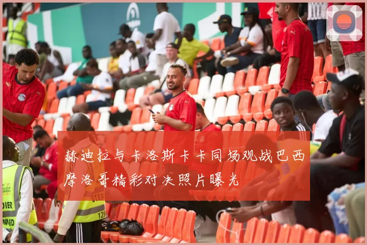 赫迪拉与卡洛斯卡卡同场观战巴西摩洛哥精彩对决照片曝光