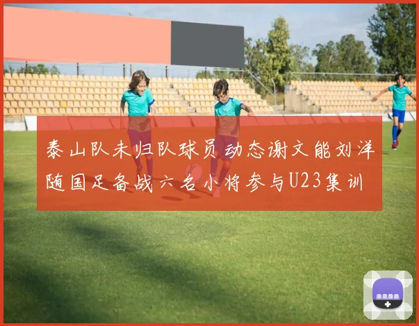 泰山队未归队球员动态谢文能刘洋随国足备战六名小将参与U23集训